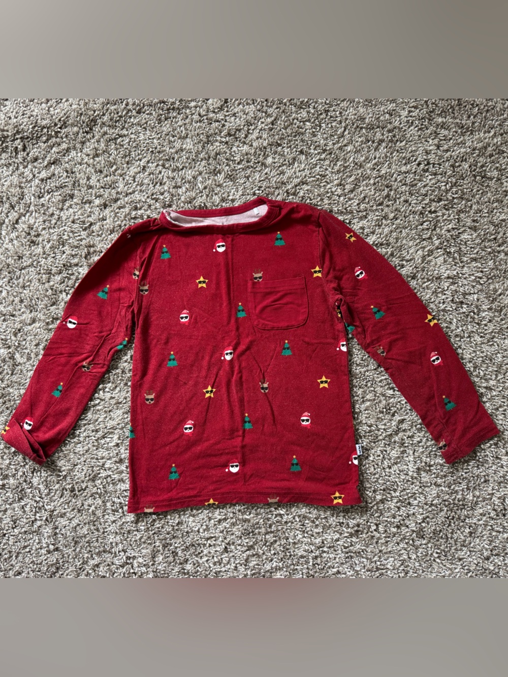 Little Sleepies Play Cool Christmas Pocket Tee, 3T